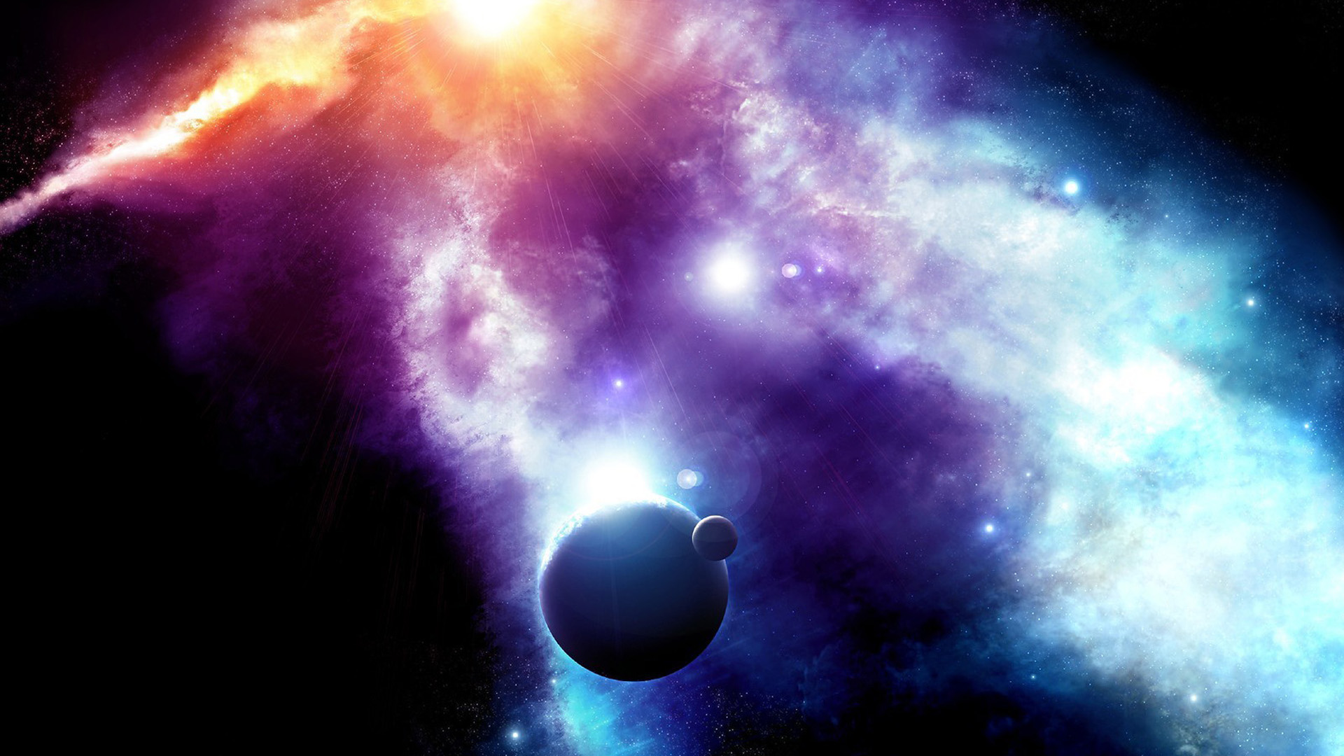 download space wallpaper, 'colorful space '.