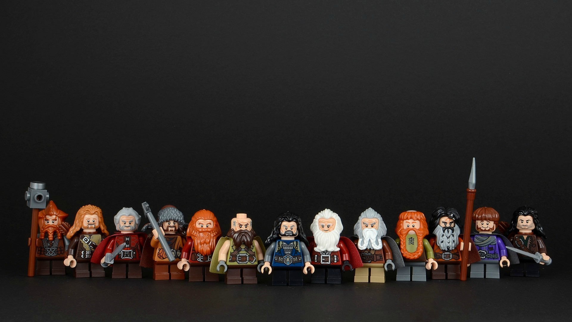 the lord de the rings the hobbit, lego figurines wallpaper 